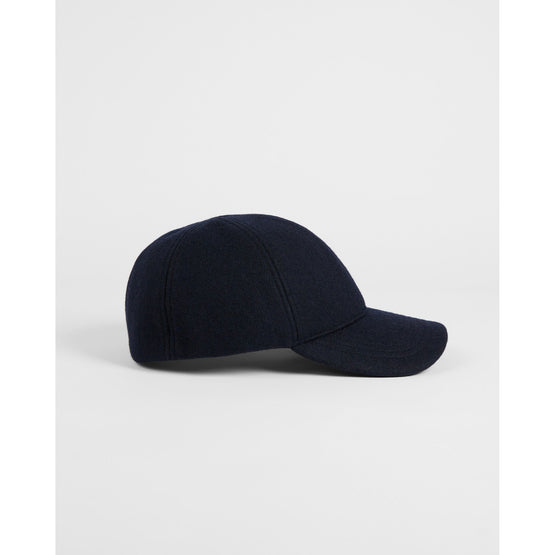 Men Mxh-Concker-Wool Baseball Cap - Navy