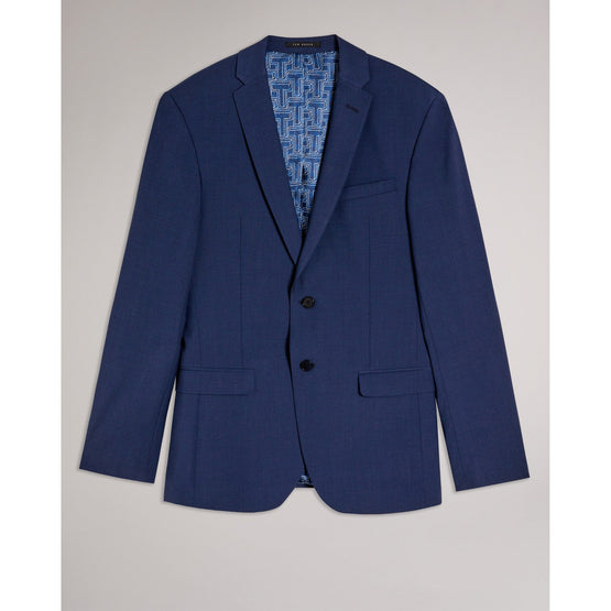 Men Mps-Sinjjs-Slim Fit Plain Suit Jacket - Dk-Blue