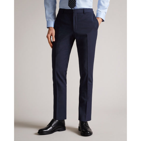 Men Mps-Sinjtk-Skinny Fit Plain Suit Trouser - Dk-Blue