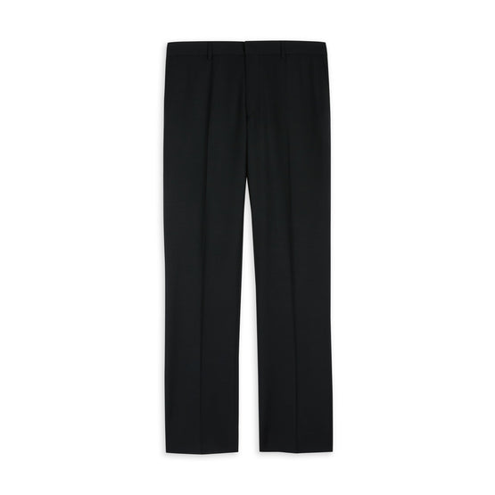 Men Mps-Volosts-Slim Fit Plain Suit Trouser - Black