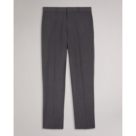 Men Mps-Veriats-Slim Fit Plain Suit Trouser - Charcoal