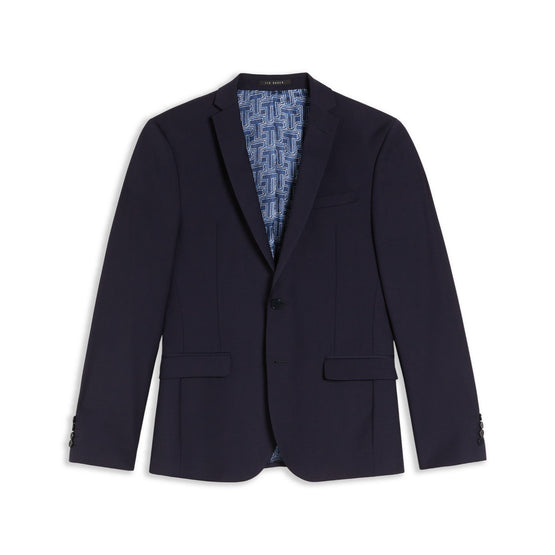 Men Mps-Pillojk-Skinny Fit Plain Suit Jacket - Navy