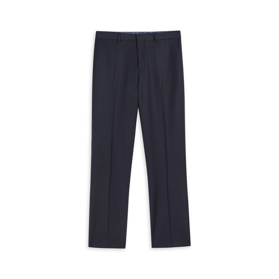 Men Mps-Polsts-Slim Fit Plain Suit Trouser - Navy