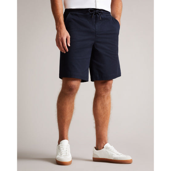 Men Mms-Mordon-Twill Drawstring Short - Dk-Navy