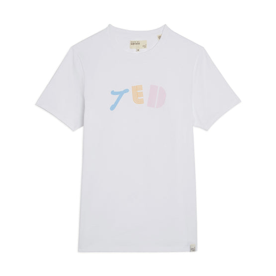 Men Mmb-Dishey-Mib Ss Ted Branded Tee - White