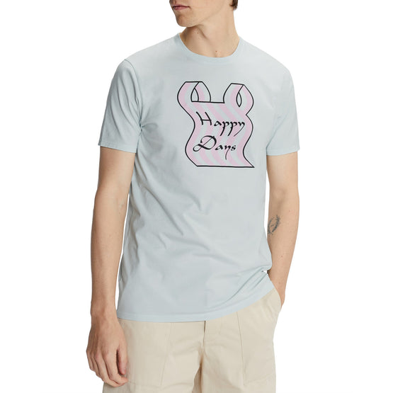 Men Mmb-Dodgy-Mib Ss Happy Days Tee - Blue