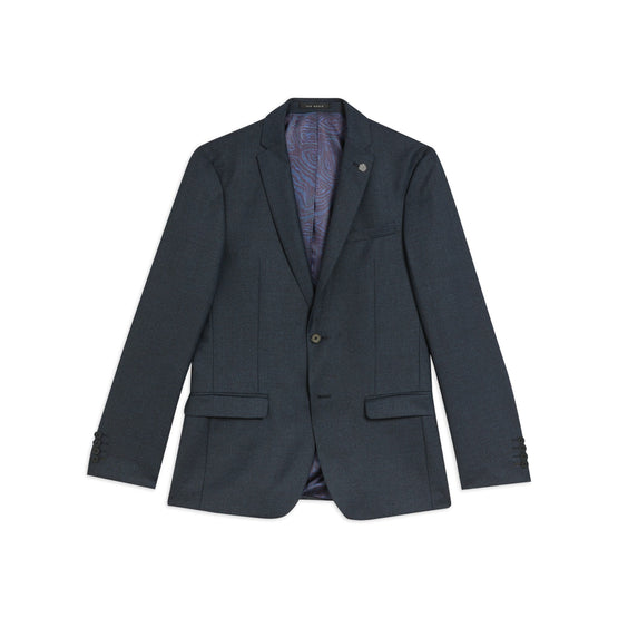 Men Mps-Ardenjs-Slim Fit Textured Suit Jacket - Navy