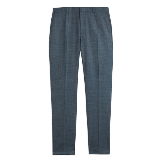 Men Mps-Darlyts-Slim Fit Textured Suit Trouser - Blue