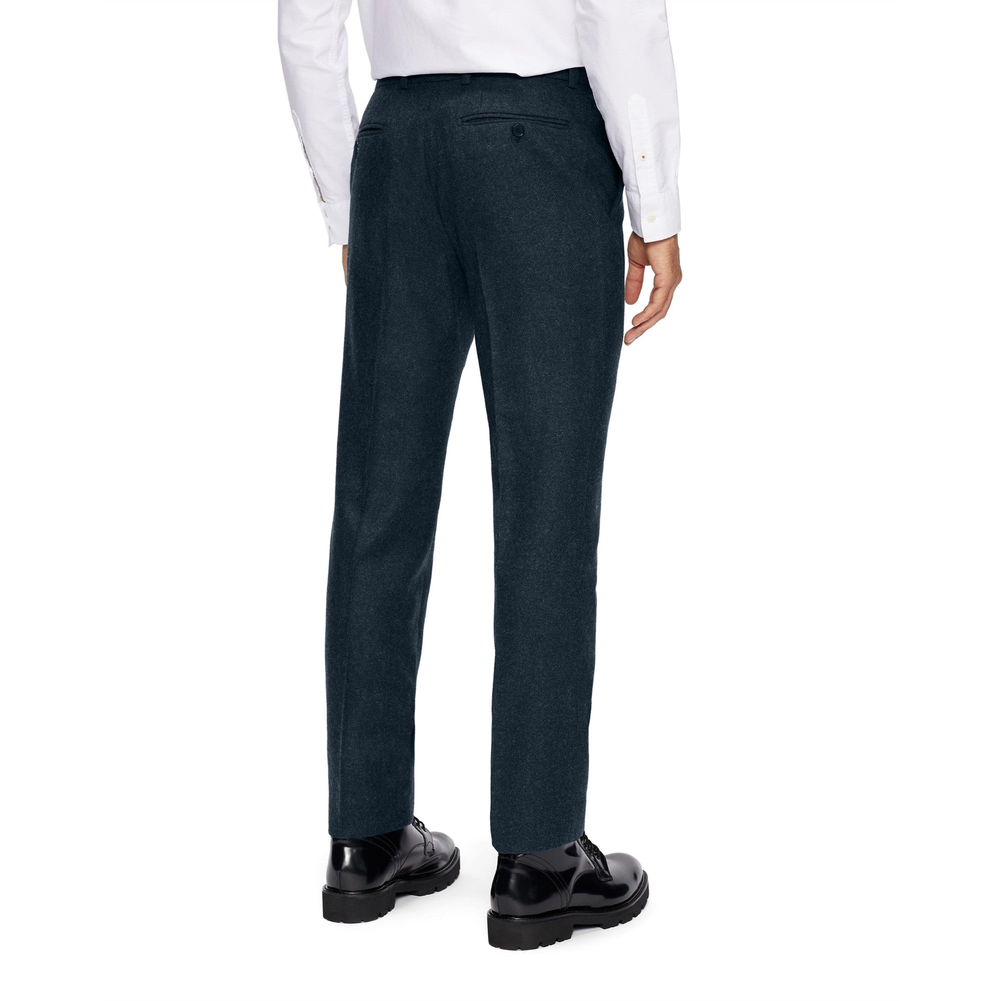 Men Mps-Dalets-Slim Fit Suit Trouser - Teal-Blue