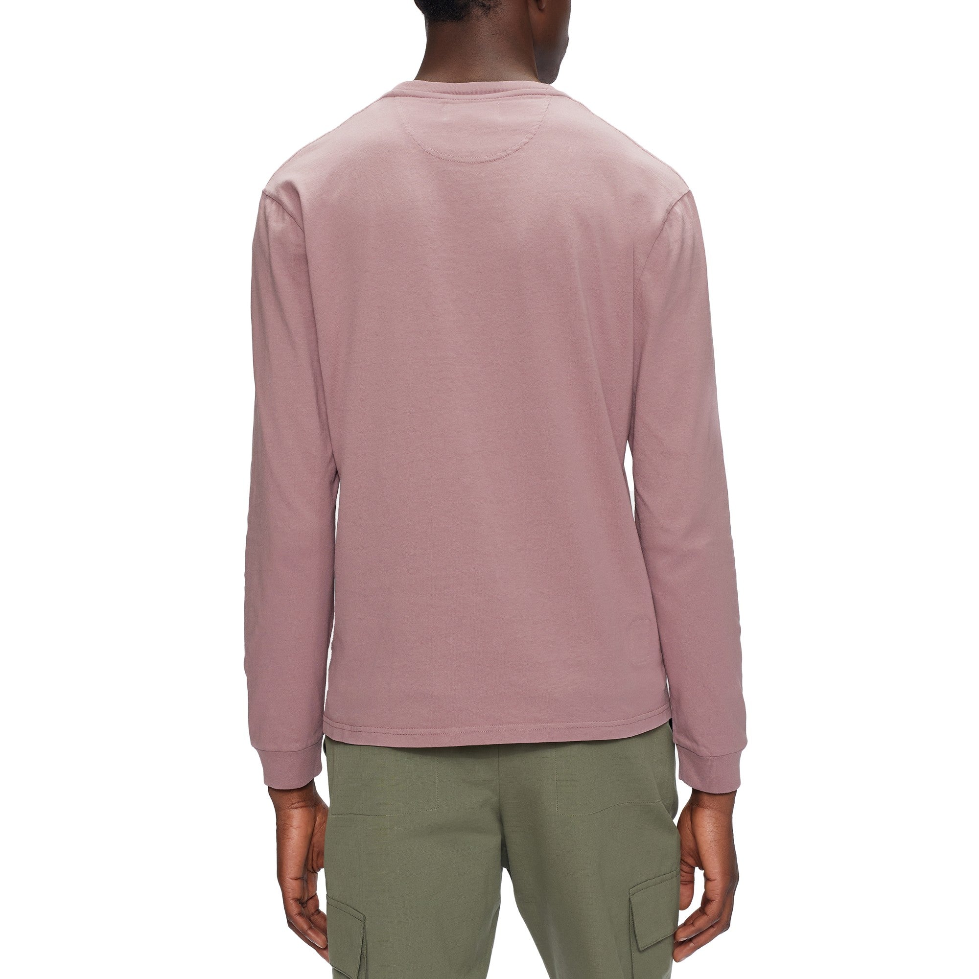 Men Mmb-Nfm-Mib Graphic Print Ls Tee - Mid-Pink