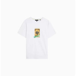 Men Mmb-Abchrch-Ss Flower Graphic T-Shirt - White