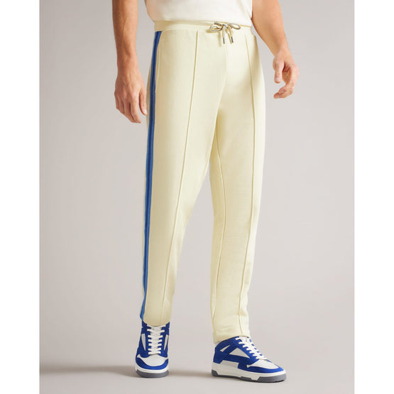Men Mmt-Sloans-Jersey Jogger With Strip - Ecru