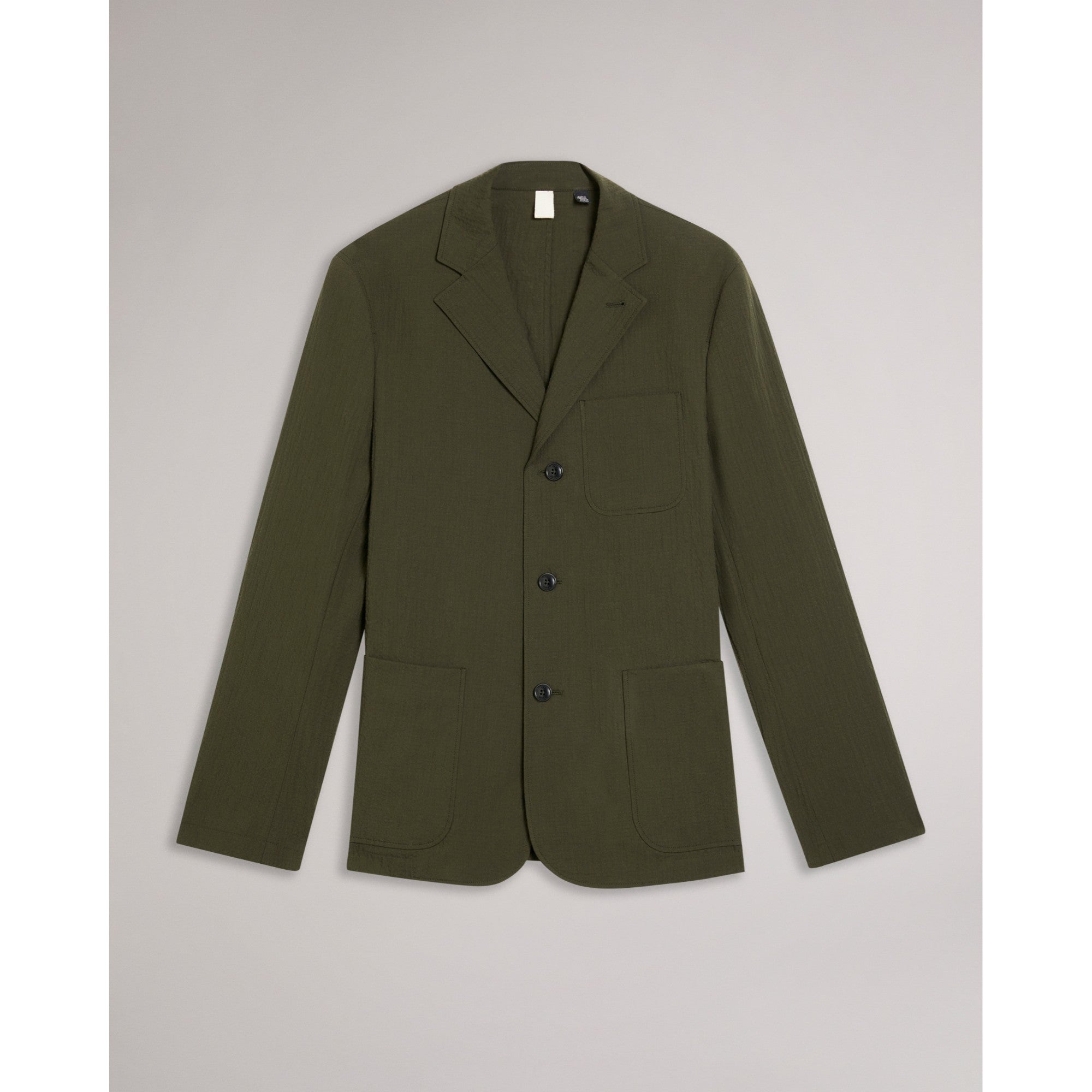 Men Mmj-Hanham-Seersucker Blazer - Khaki