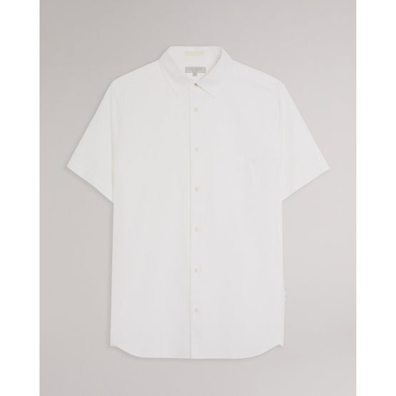 Men Mma-Addle-Ss Linen Shirt - White