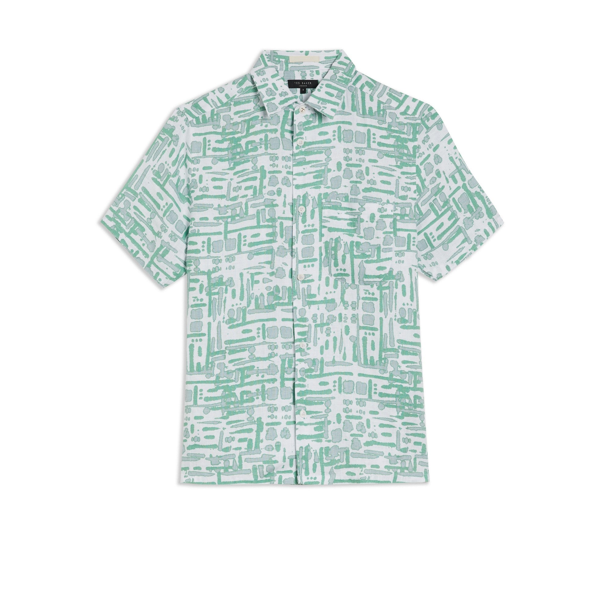 Men Mma-Compter-Ss Revere Printed Shirt - Green