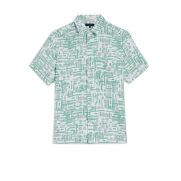 Men Mma-Compter-Ss Revere Printed Shirt - Green