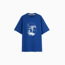 Men Mmb-Tilton-Graphic T-Shirt - Brt-Blue