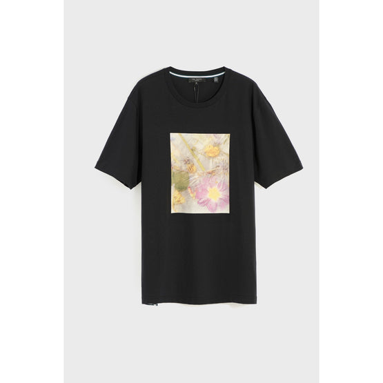 Men Mmb-Quentin-Graphic Printed T-Shirt - Black