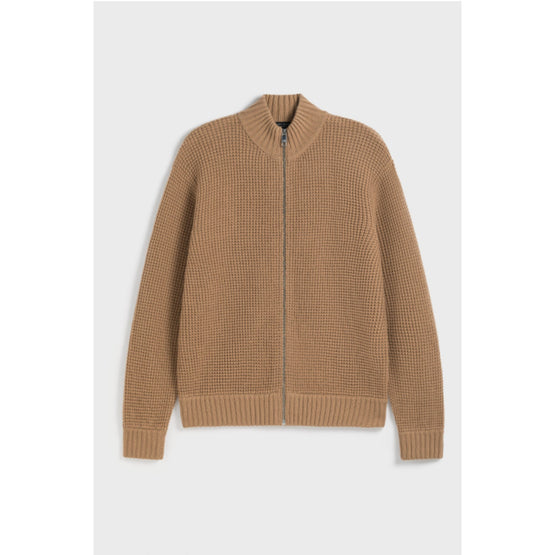 Men Mmk-Caynne-Knitted Zip-Up - Beige
