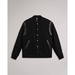 Men Mmo-Dacre-Varsity Bomber - Black