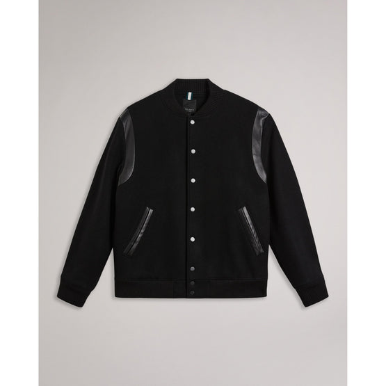 Men Mmo-Dacre-Varsity Bomber - Black