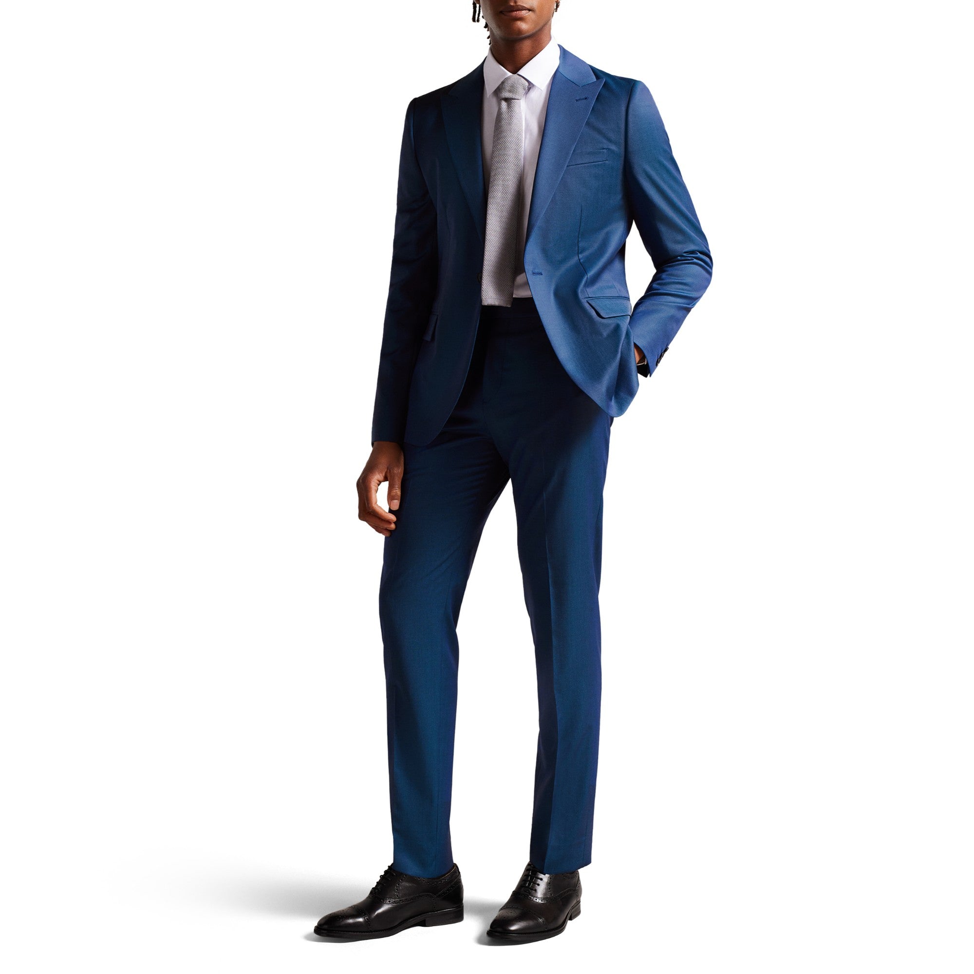 Men Mmj-Atlowj-Single Breasted Jacket - Brt-Blue