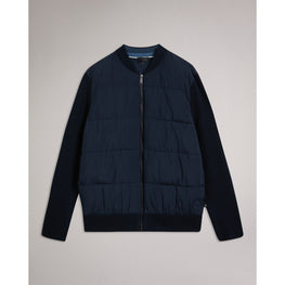 Men Mmk-Spores-Ls Regular Wadded Zip Through - Navy