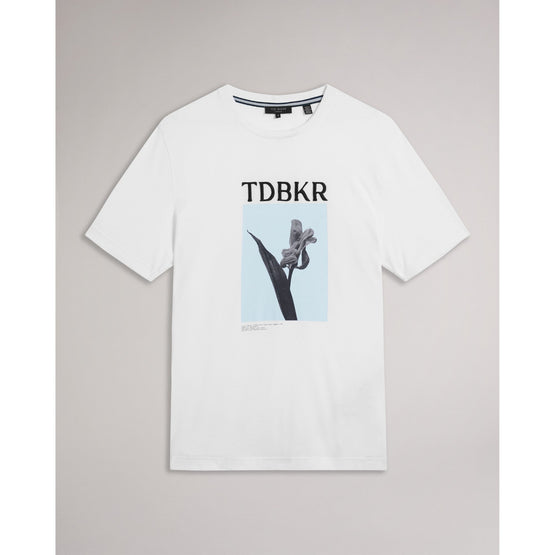 Men Mmb-Airie-Ss Regular Printed T-Shirt - White