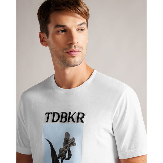 Men Mmb-Airie-Ss Regular Printed T-Shirt - White