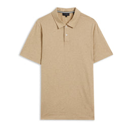 Men Mmb-Polsden-Ss Cashmere Blend Polo - Camel
