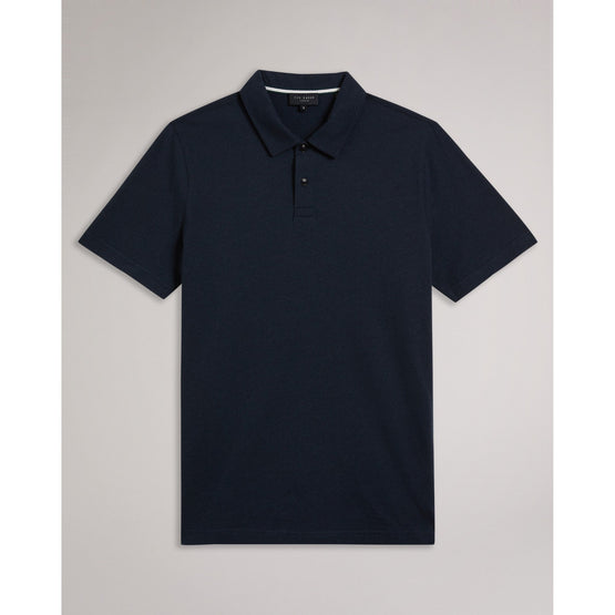 Men Mmb-Polsden-Ss Cashmere Blend Polo - Navy-Blue