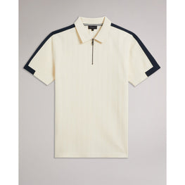Men Mmb-Abloom-Ss Regular Polo With Zip - Natural