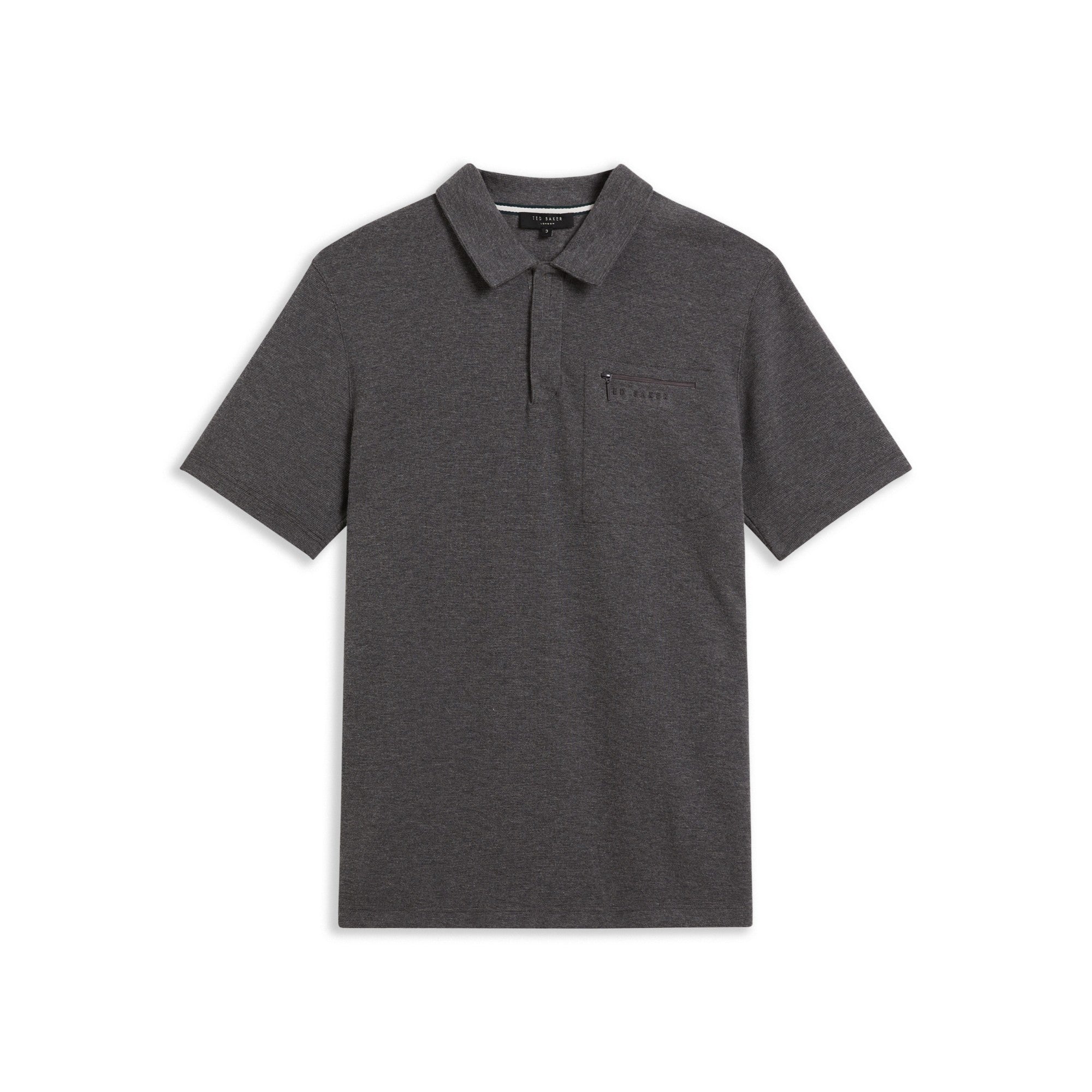 Men Mmb-Wave-Ss Regular Fit Polo - Grey-Marl