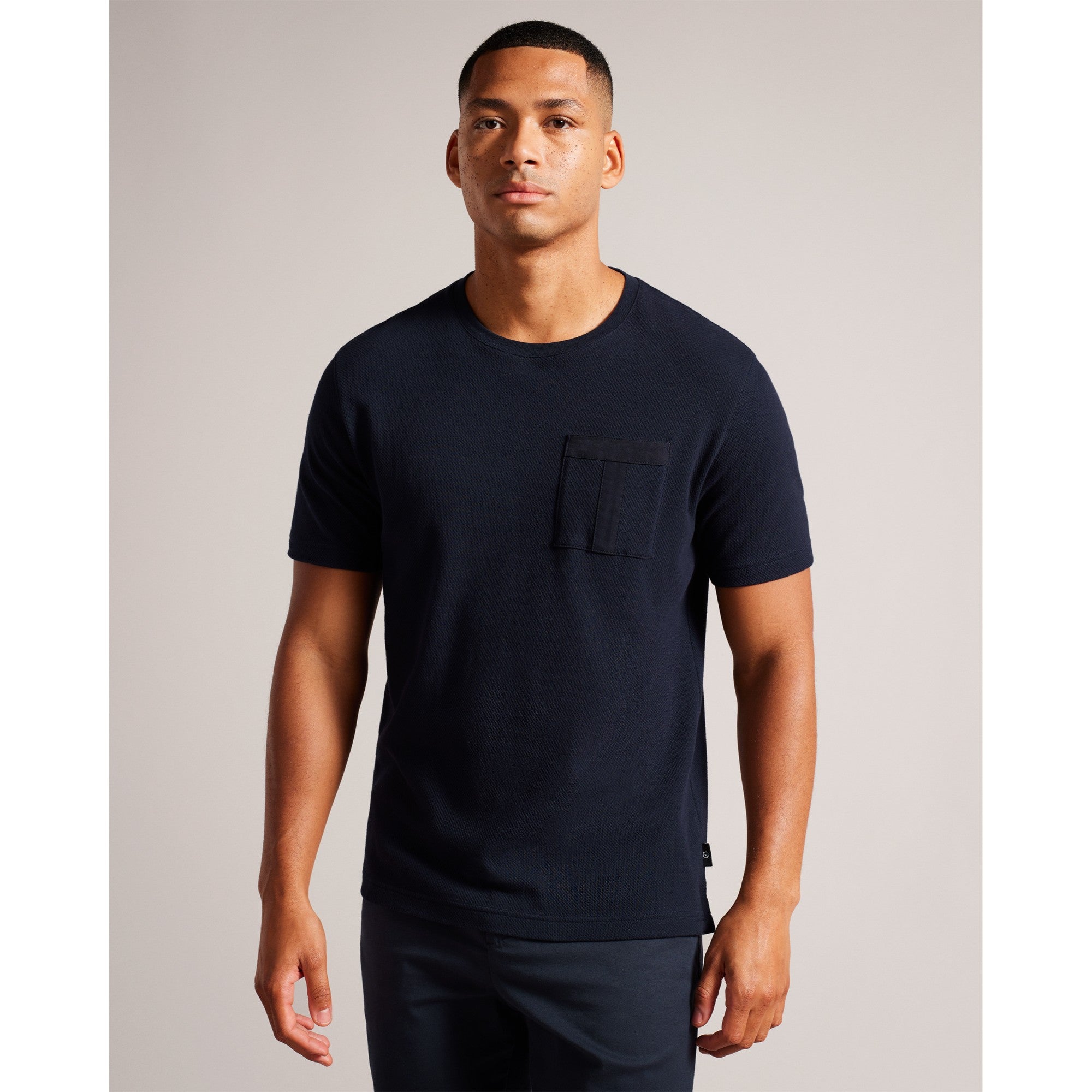 Men Mmb-Spindle-Ss Regular T-Shirt With T Pocket - Navy