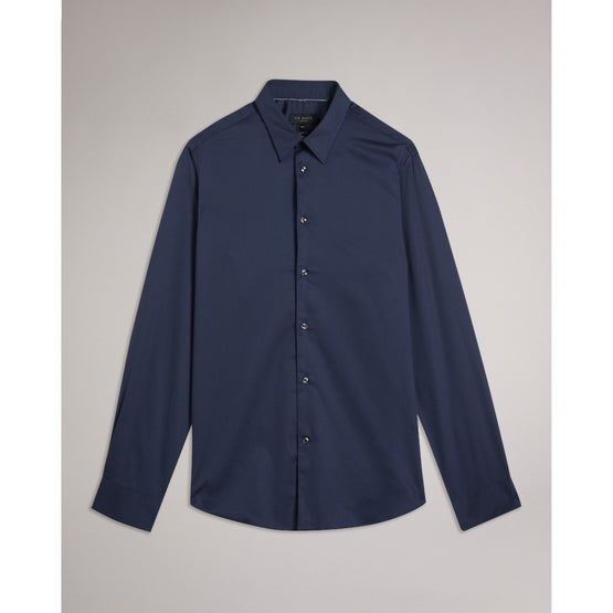 Men Mpa-Duddoss-Ls Slim Fit Shirt - Navy