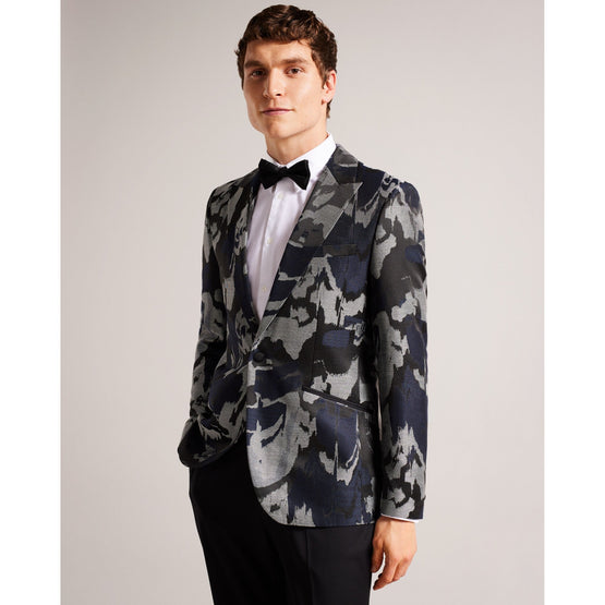 Men Mmj--Single Breasted Evening Jacket - Black