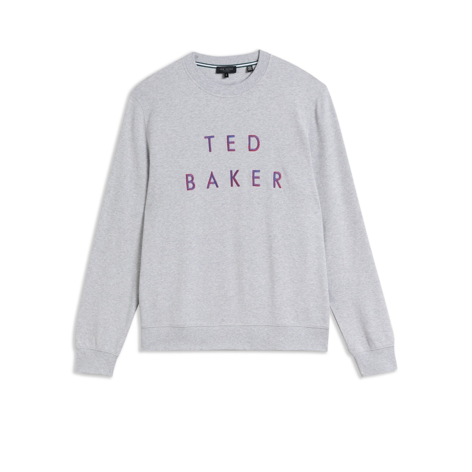 Men Mmb-Sonics-Ls Regular Branded Sweat - Grey-Marl