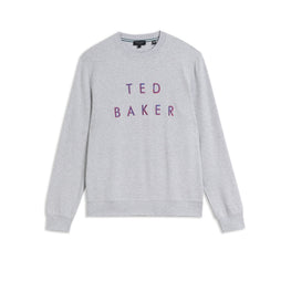 Men Mmb-Sonics-Ls Regular Branded Sweat - Grey-Marl