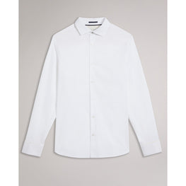 Men Mma-Witree-Ls Mini Diamond Dobby Shirt - White