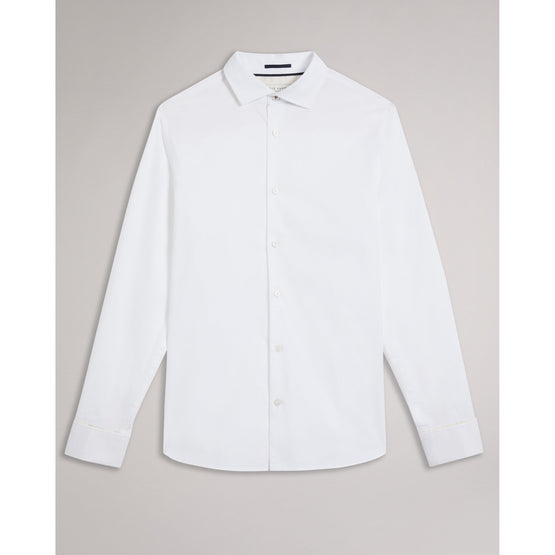 Men Mma-Witree-Ls Mini Diamond Dobby Shirt - White