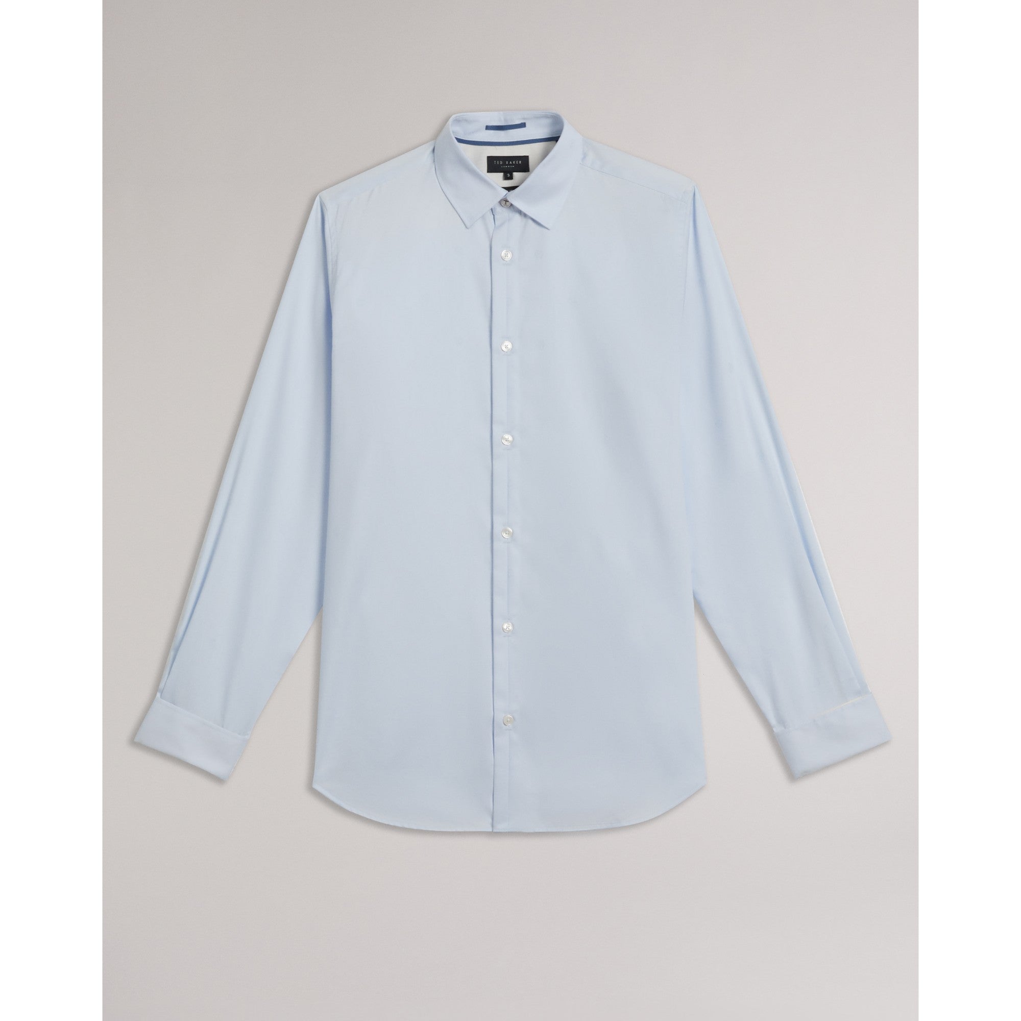 Men Mma-Wragby-Ls Tonal Magnolia Jacquard Shirt - Pl-Blue