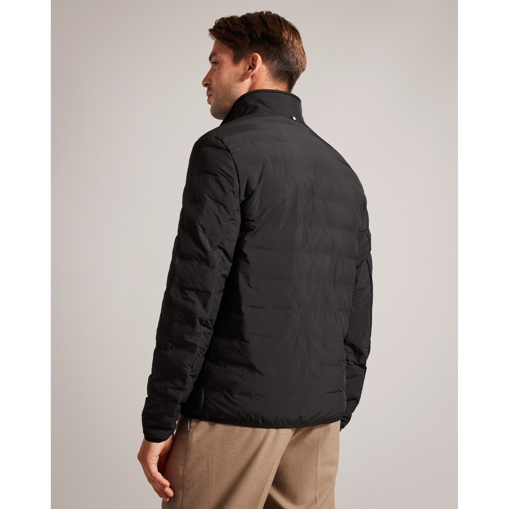 Men Mmo-Tucson-Welded Nylon Liner Jacket - Black