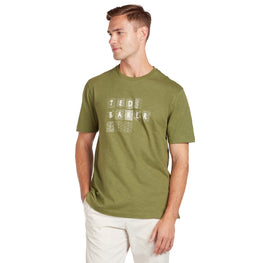 Men Mmb-Zoate-Ss Regular TexturedT-Shirt - Olive