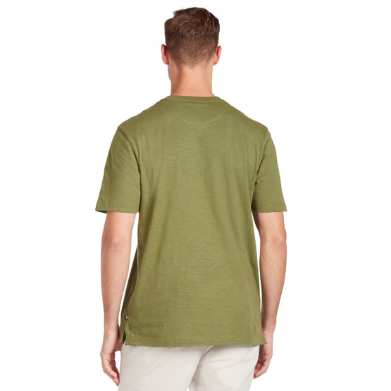 Men Mmb-Zoate-Ss Regular TexturedT-Shirt - Olive