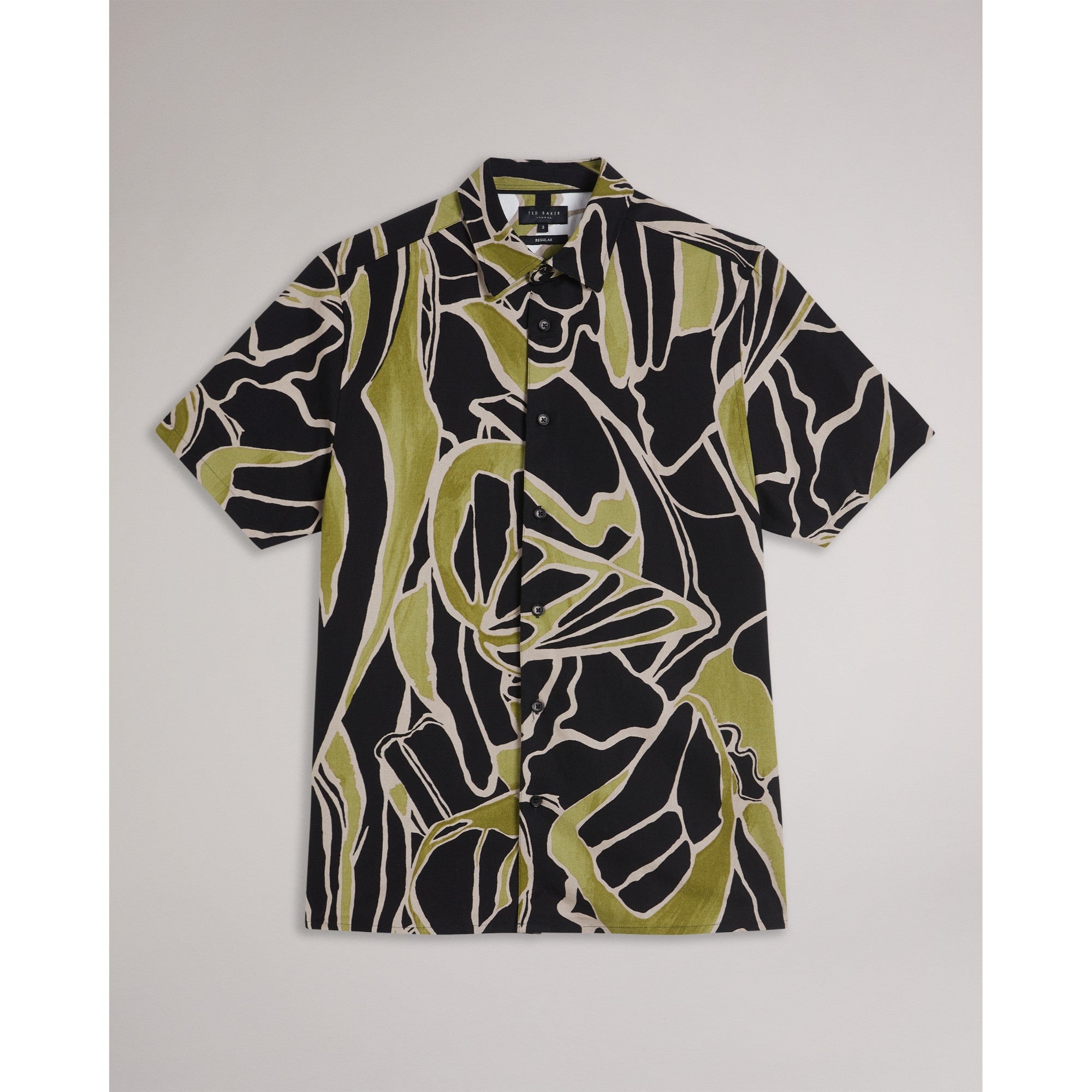 Men Mma-Errew-Ss Regular Stems Shirt - Black