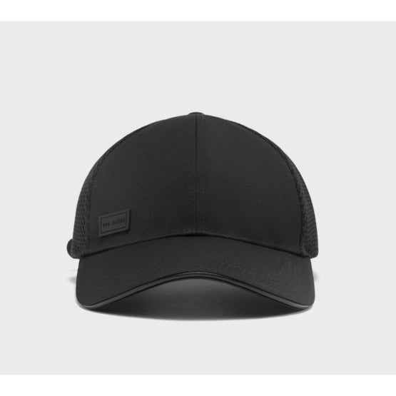 Men Mxh-Ethanns-Mesh And Cotton T Cap - Black