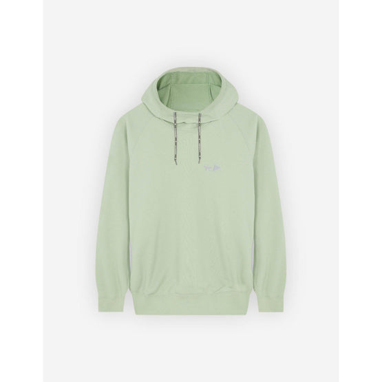 Men Mk X And Wander Dry Cotton Sweathoodie - Light Green