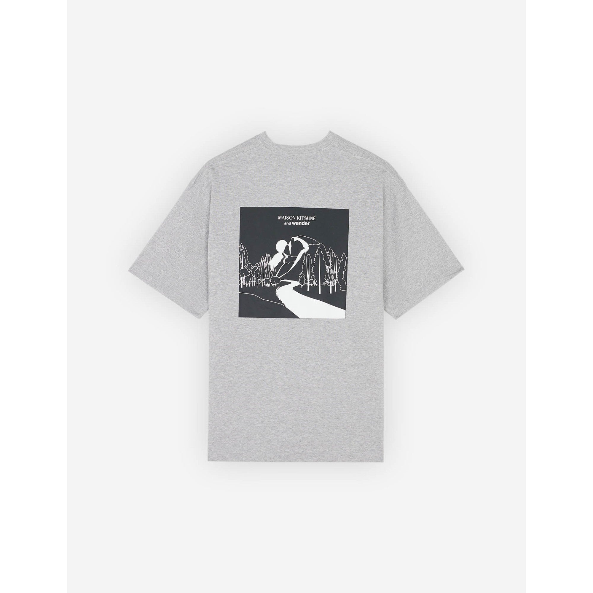 Men Mk X And Wander Dry Cotton Tshirt 1 - Ash Grey