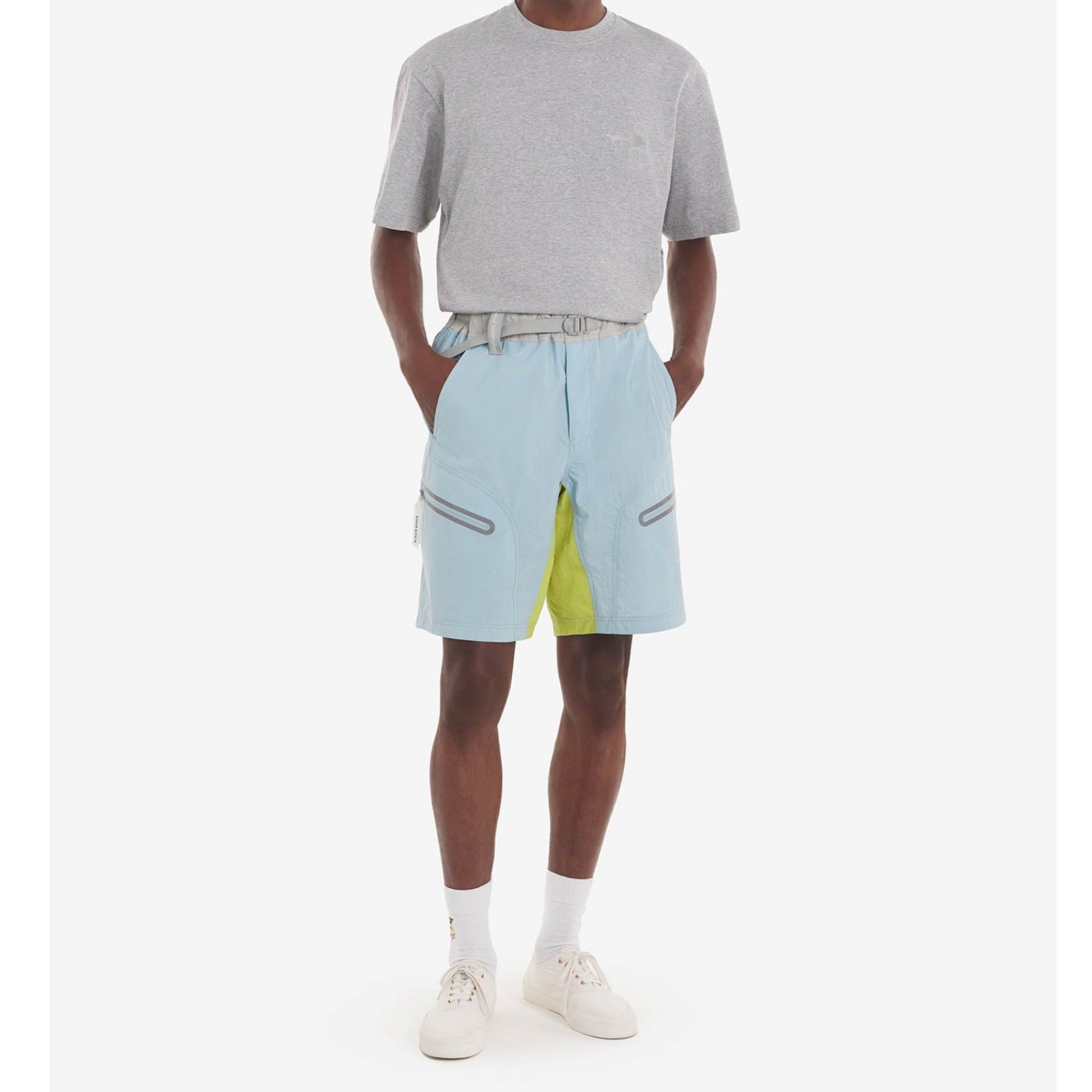 Men Mk X And Wander Dry Cotton Tshirt 1 - Ash Grey