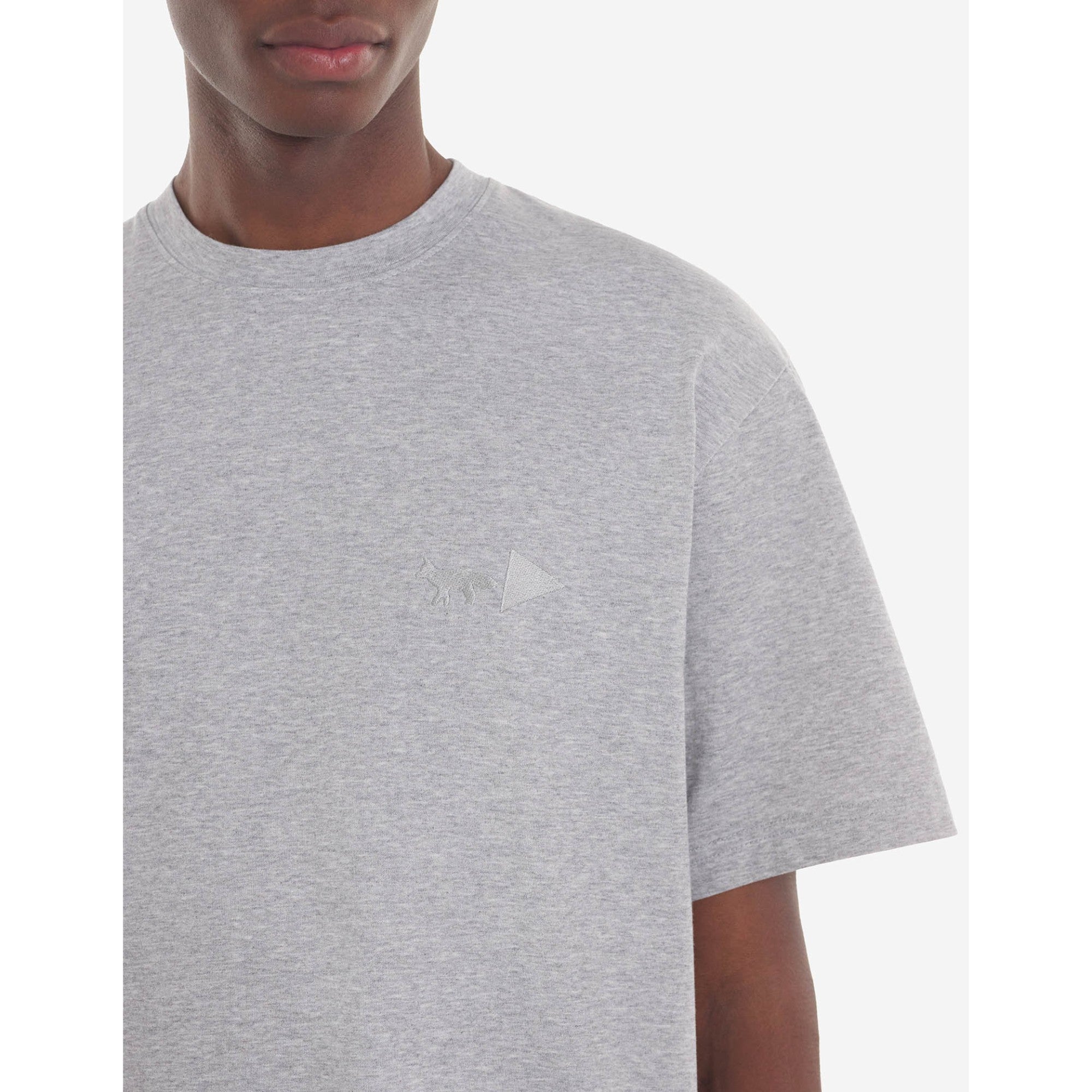 Men Mk X And Wander Dry Cotton Tshirt 1 - Ash Grey
